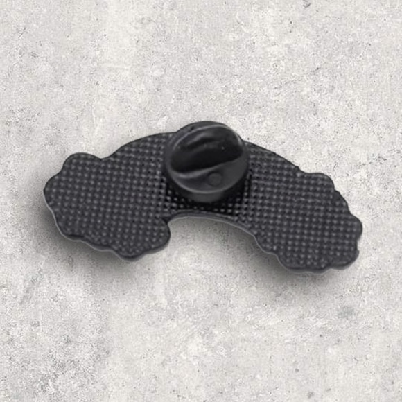 NEW Storms Don’t Last Forever Rainbow Cloud Quote Enamel Pin Brooch - Picture 2 of 2